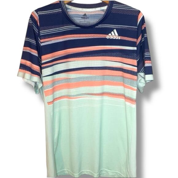 adidas Tops - Adidas Top Womens Size Large Athletic FreeLift Head Ready Artsy Colorful